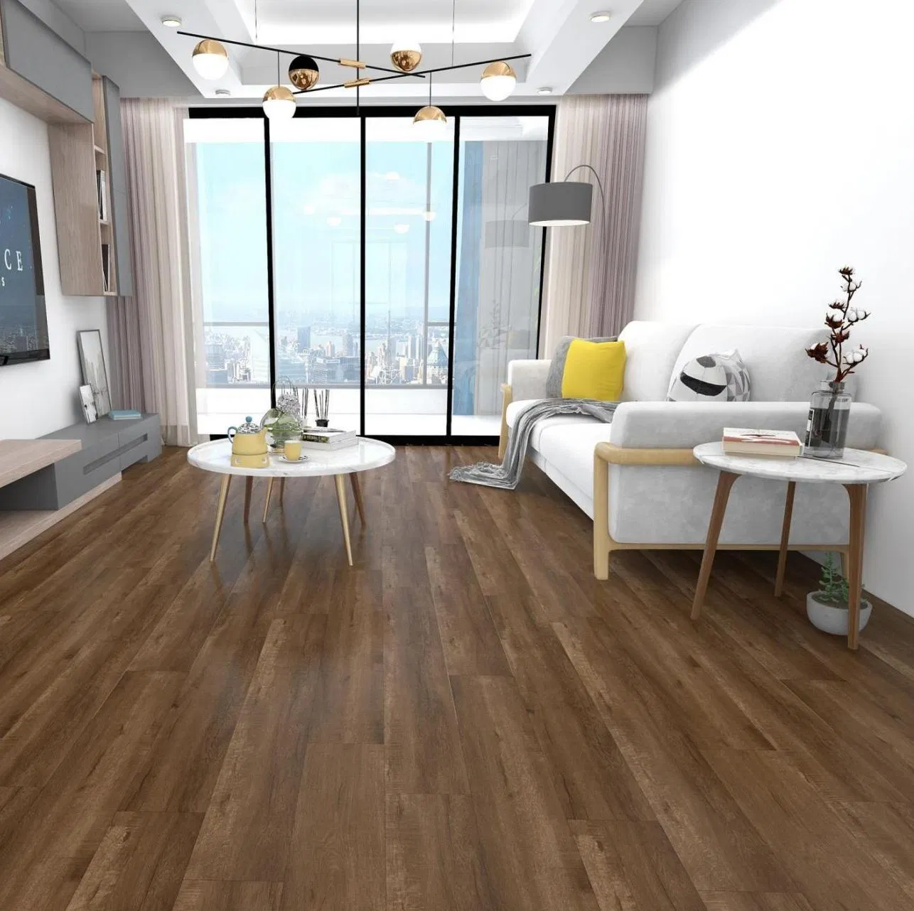 Виниловый пол SPC 4-6 мм, замковое соединение