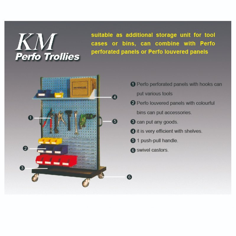 Customized Workshop Garage Moveable Material Shelf