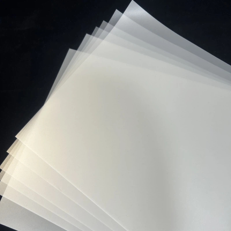 Card Material Printable Sheet Plastic Clear PVC Pet Overlay for Cards