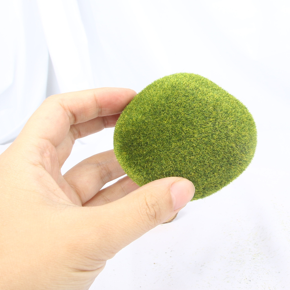 Камни декоративные с искусственным мхом Мосс Рокс