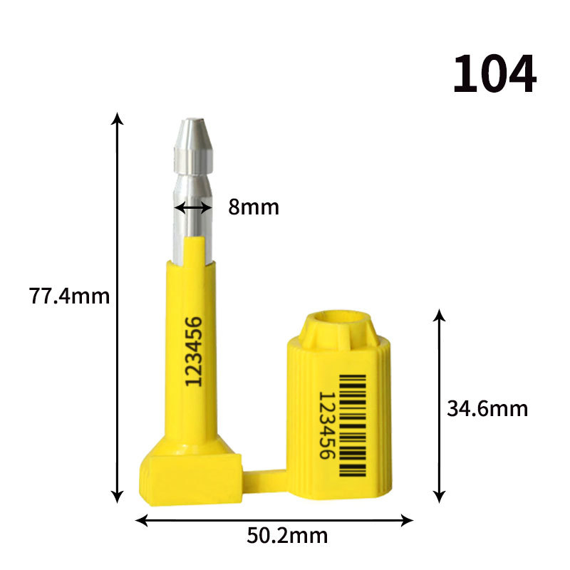 Disposable Lead-Sealed Steel Wire Seal Strips, Bullet-Sealed Container Lock Sealing Disposable Safety Anti-Theft Seal Strips