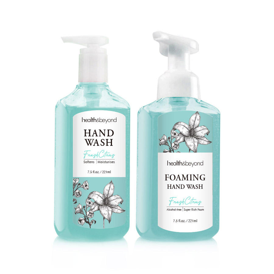 OEM 7.5oz/221ml Wholesale Private Label Rich Foam Anti-Bacterial Liquid Hand Wash