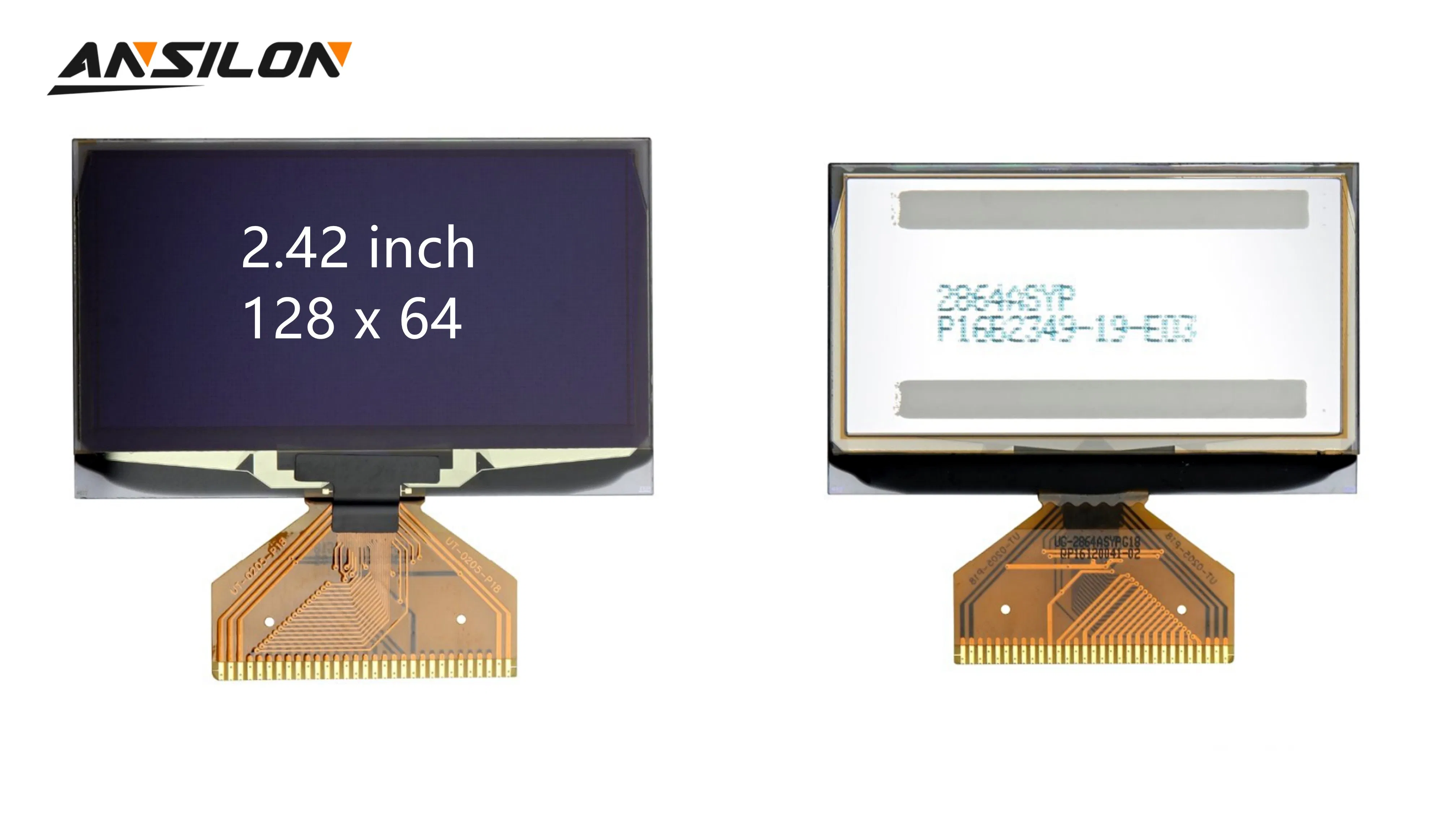 OLED-дисплей 2.42 дюйма 128x64, SSD1309, PMOLED