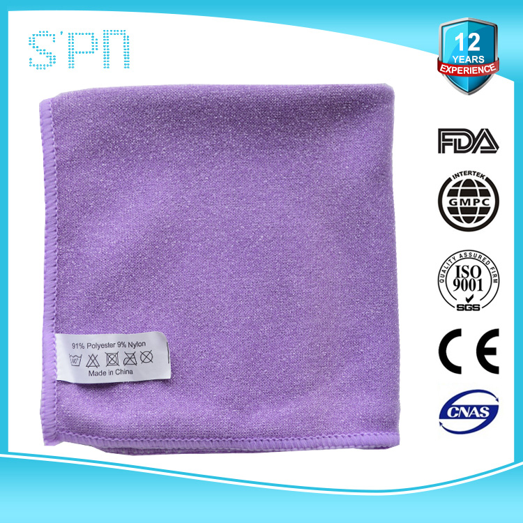 Special Nonwovens 80% Polyester 20% Polyamide Adult Disposable Disinfection Soft Microfiber Towel with Printed Logo