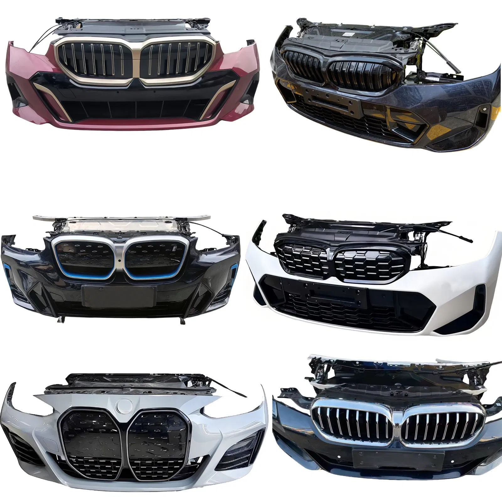 Передний бампер для BMW 5 серии (G30, G60, G68), 3 серии (G20, G28), i3, i4, i5, X3 (G08), X5, X6 (G06), M3 (G80), M4