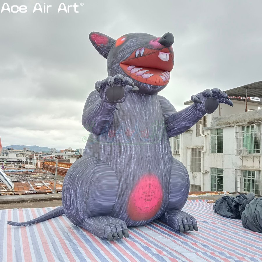 Giant Halloween Decoration Inflatable Mouse for Retail Store Promotion & Halloween Party Display