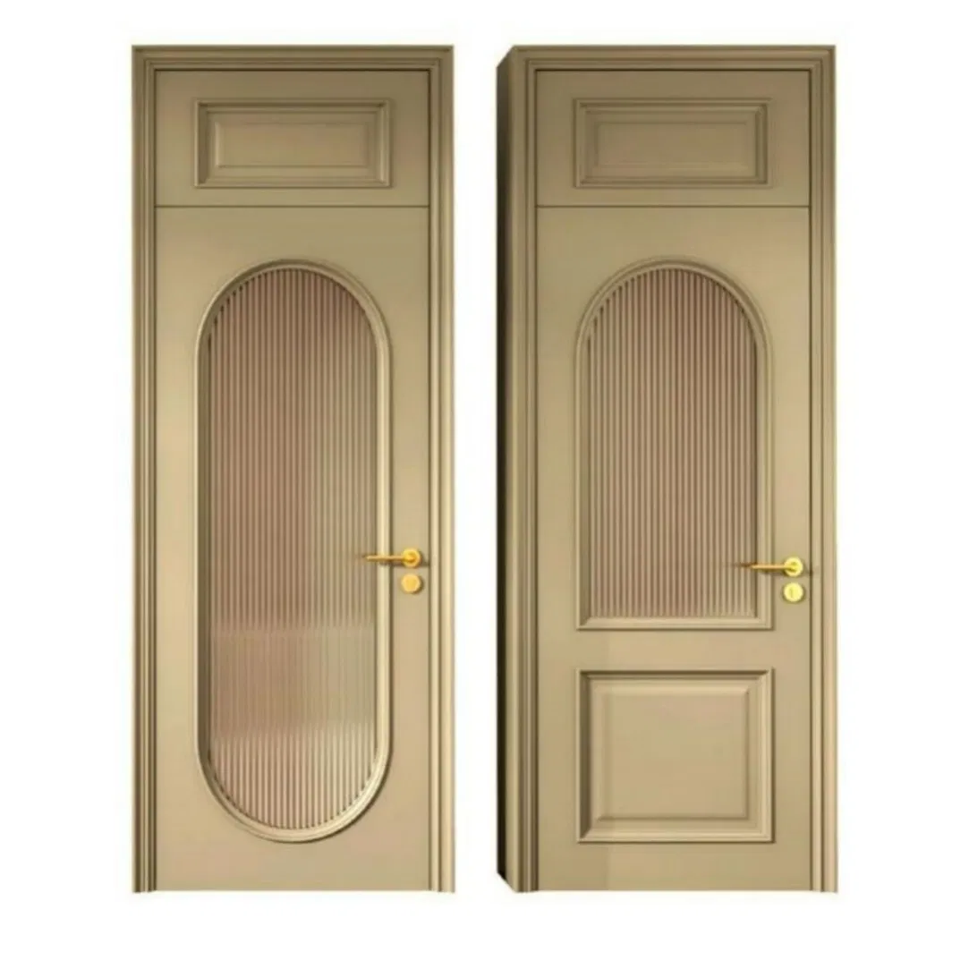 Custom Plywood Core Solid Wood Door Combines Multiple Features for Complete Home Decoration Solution