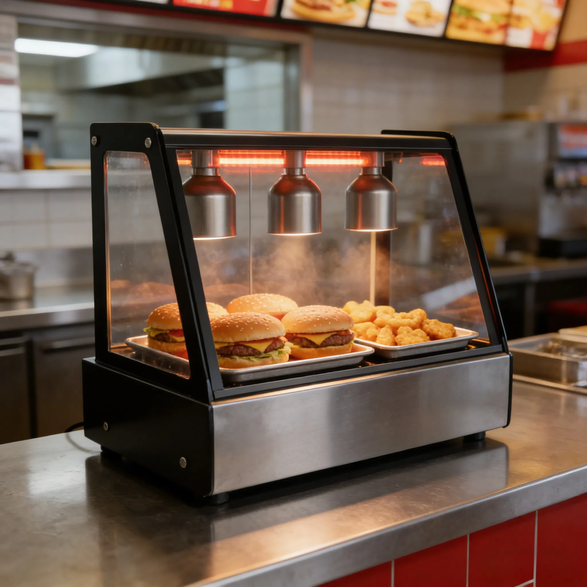 Professional Food Service Equipment Food Display Warmer for Restaurant