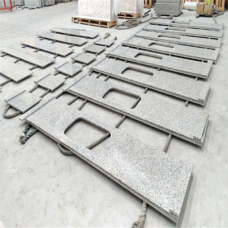 Popular Swan Grey Kitchen Tops Bathroom Natural Stone Granite Countertop