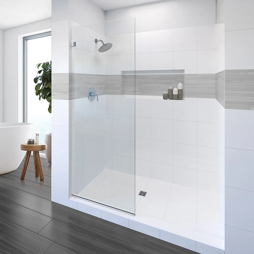 6mm Toughened / Tempered Warehouse Frameless Fixed Panel Glass
