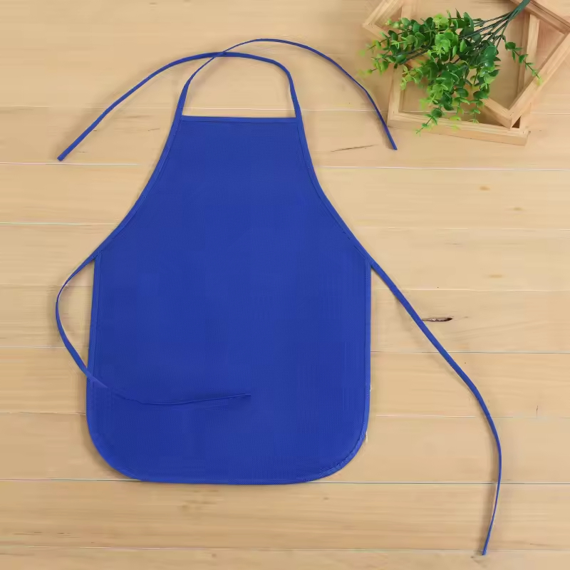 Disposable Non Woven Aprons Customized Printed with Logo in Stock