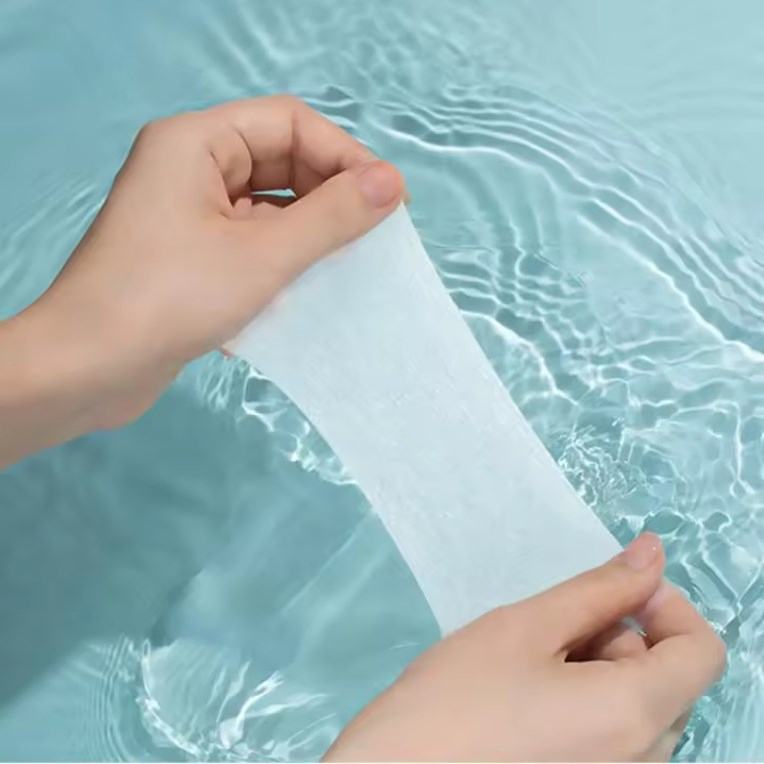 Environmental Friendly High Quality Cotton Pads Easy Carry Save Water Extendable Wet Compress Cotton Fiber Pad