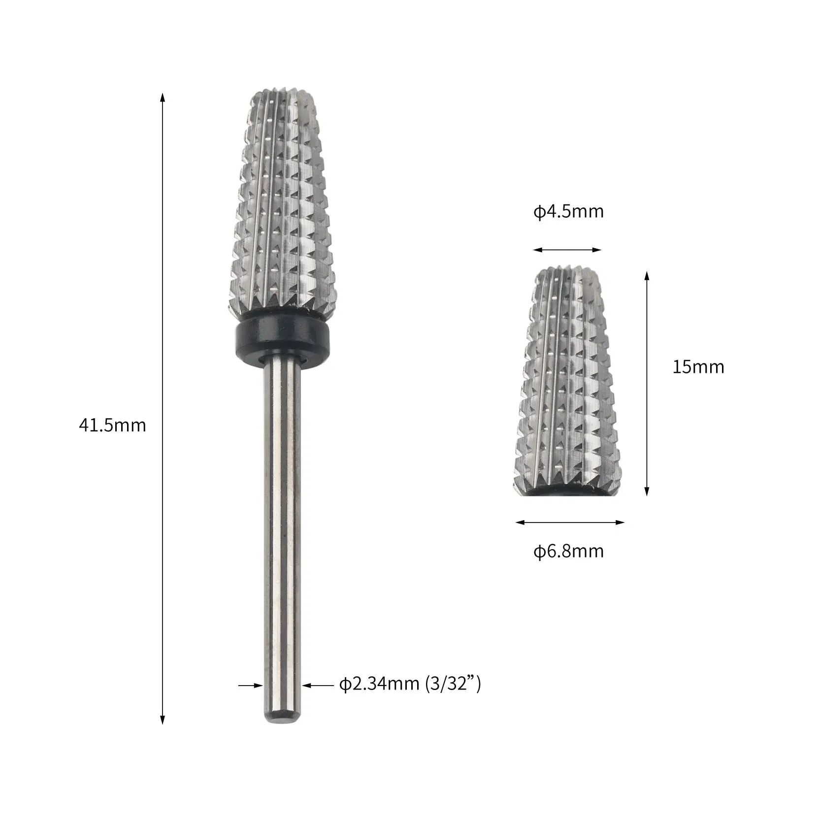 5 in 1 Two Way Left Handed and Right Handed Carbide Nail Drill Bits