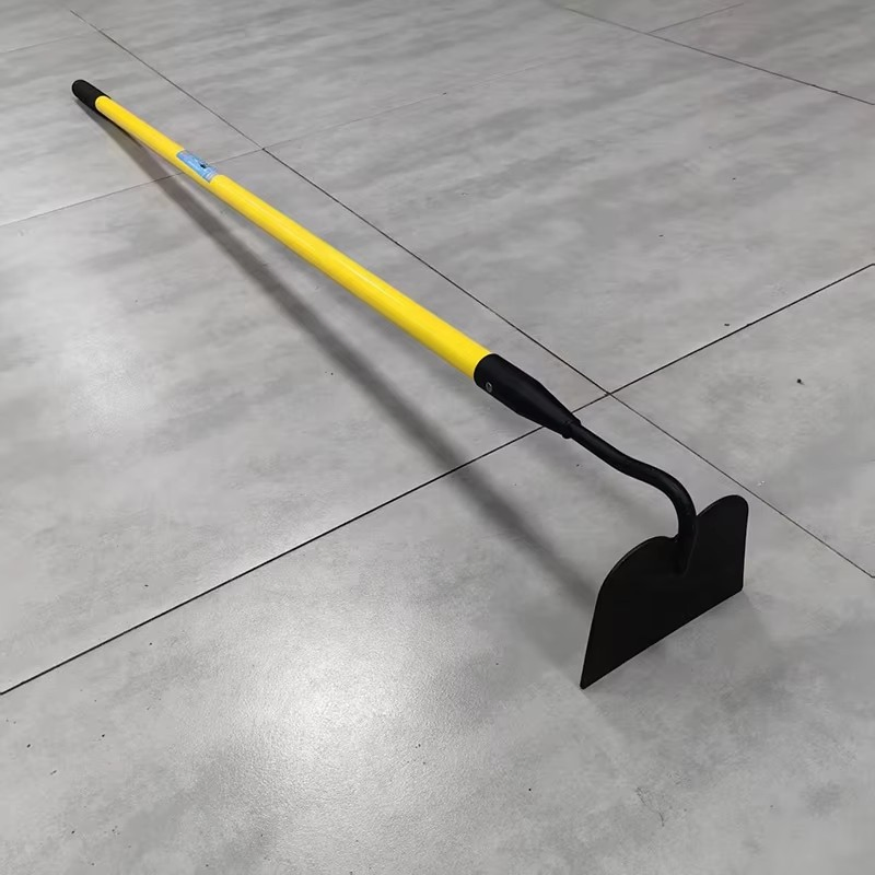 Carbon Steel Garden Hoe Fiberglass Handle for Agriculture Gardening Weeding