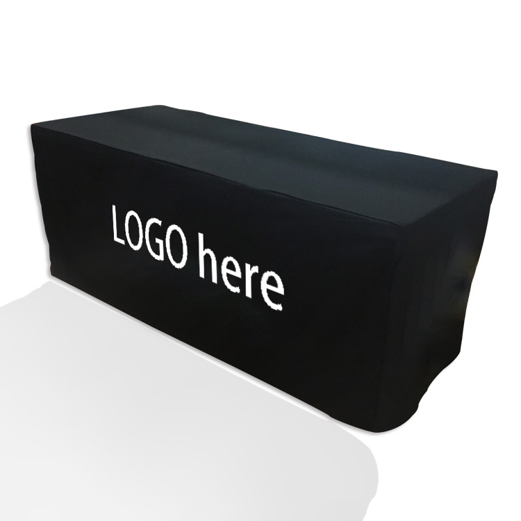 Custom Table Cloth Trade Show Sublimation Printed Logo