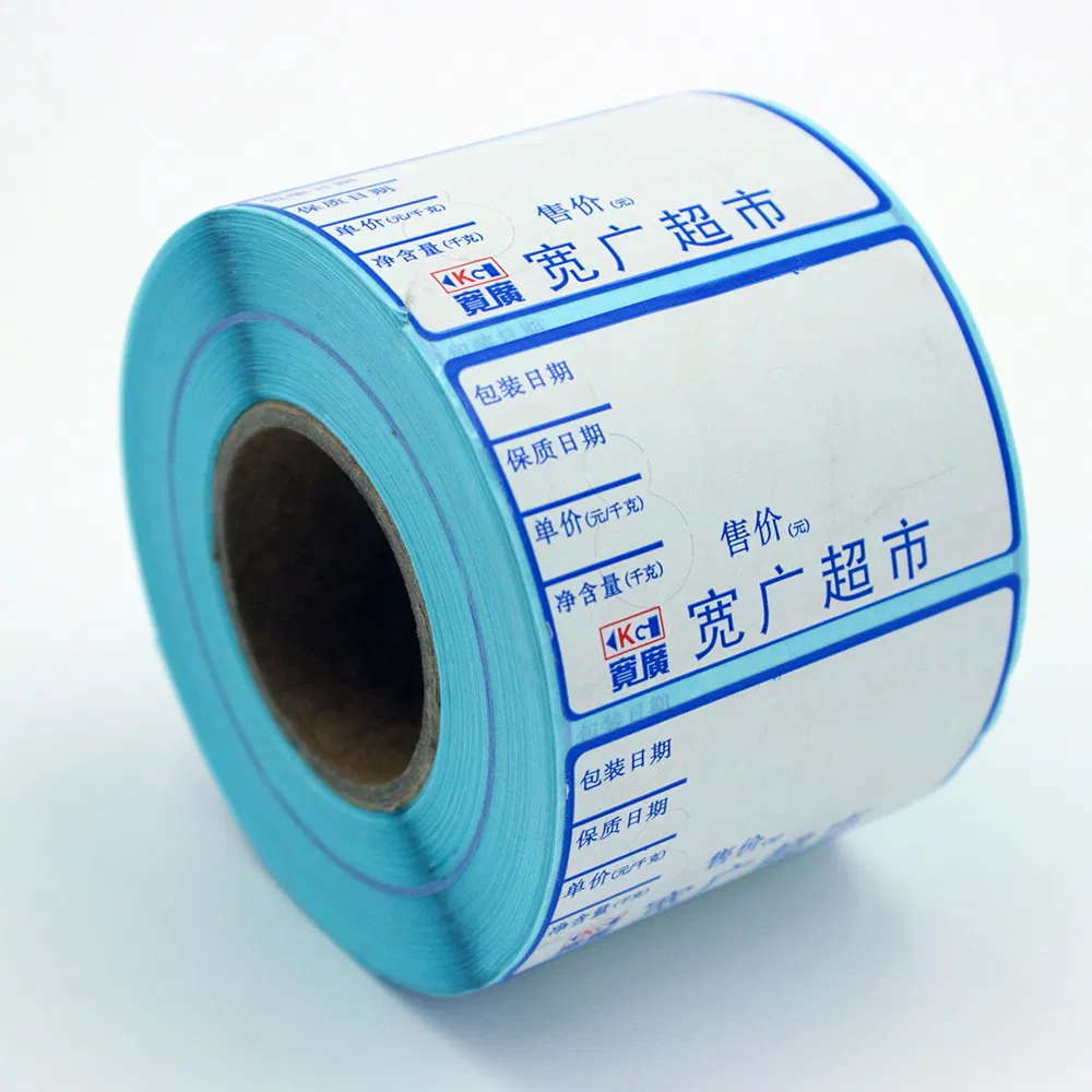 SGS Direct Thermal Label, White Blank Barcode Label Sticker