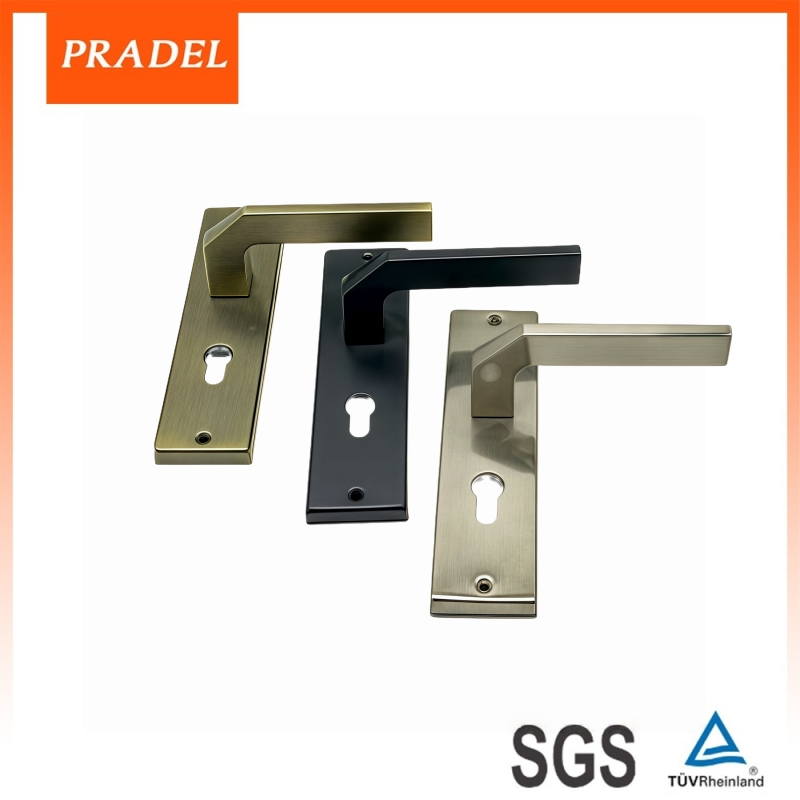 Smart Lock & Door Handle Set Mortise Luxury Bathroom Door Locks Set Pull Door Hardware Handle for Iron Lock Hardware for Modern Furniture Accessories