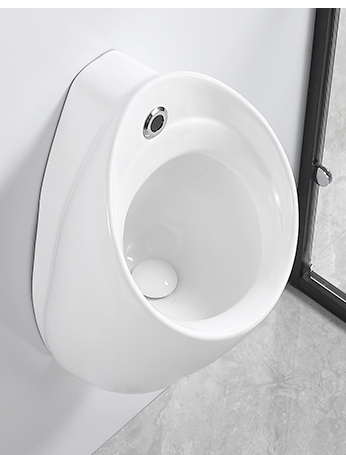 Hotel Business and Household Ceramic Urinal White Color Atuo Flushing Smart Sensor Unrial Hot Design Sensor P-Trap S-Trap Wall-Hung Urinal