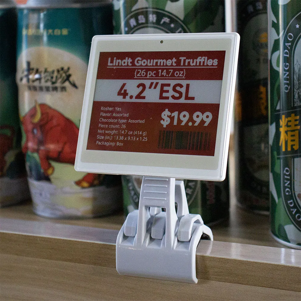 Customized Digital Price Tag Electronic Shelf Label E-Ink Panel 4.2 Inch 400*300 Spi Interface High Reflectance E-Paper Display ODM OEM Loss Protection