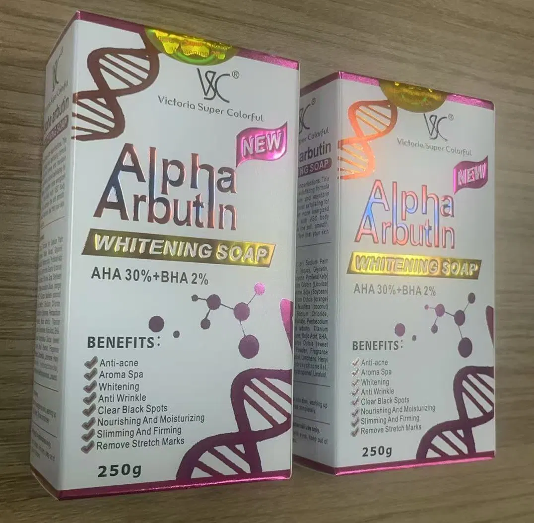 Whitening Corrector Lightening Skin Solid Bar Chrysophanol Arbutin Soap