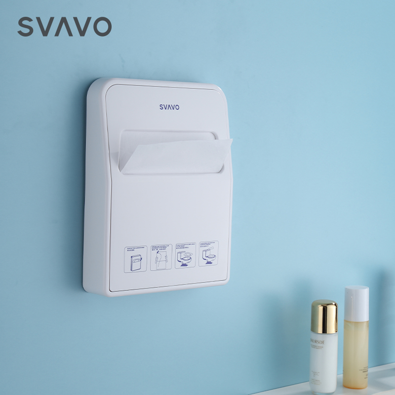 Настенный диспенсер для туалетных сидений-накладок