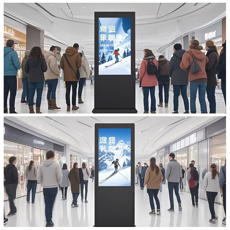 High Brightness IP65 Waterproof Outdoor LCD Advertising Sunlight Readable Signage for Street Parking Lot Animation