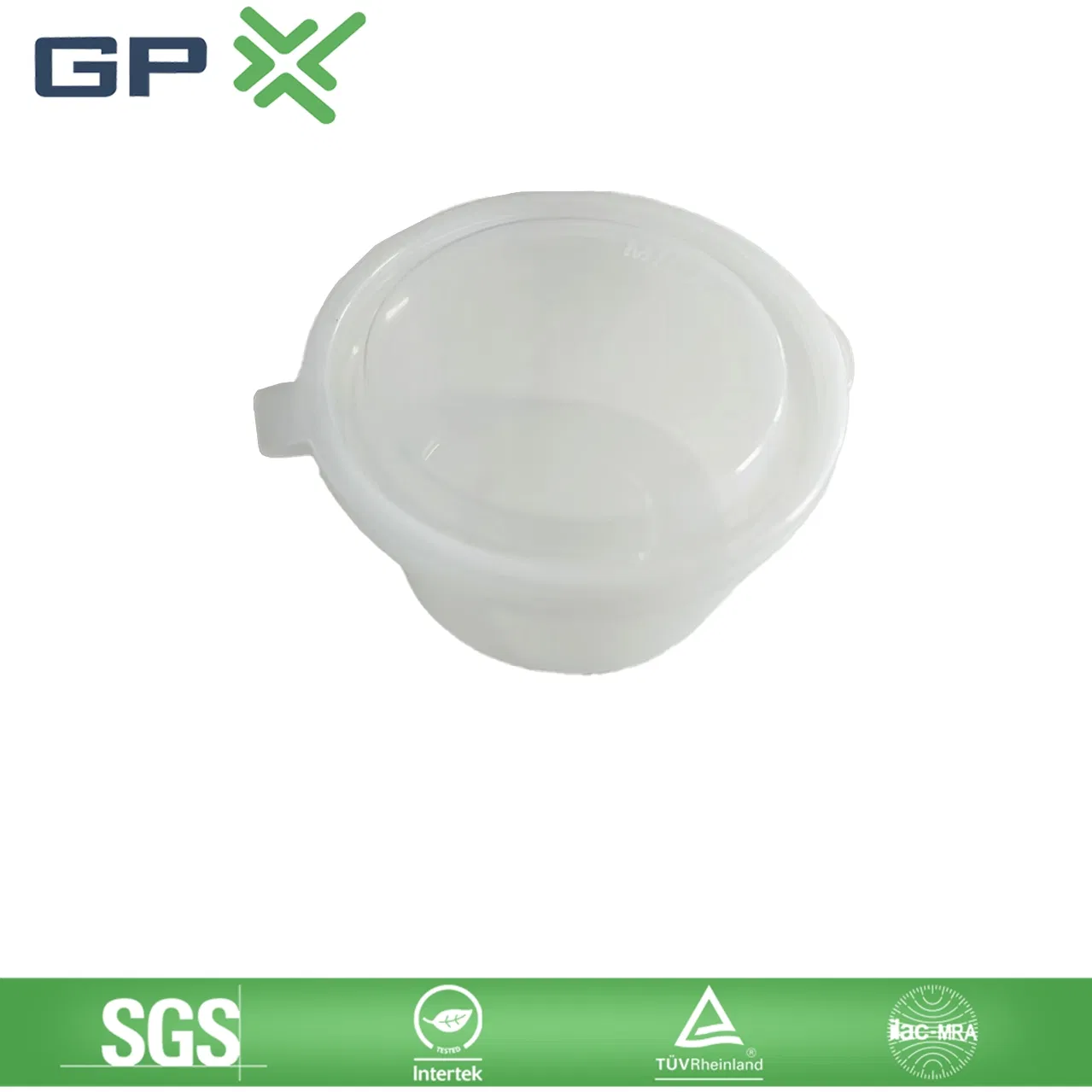 Home Version of Disposable Sauce Cups with Lids; Home Compostable, Landfillable;