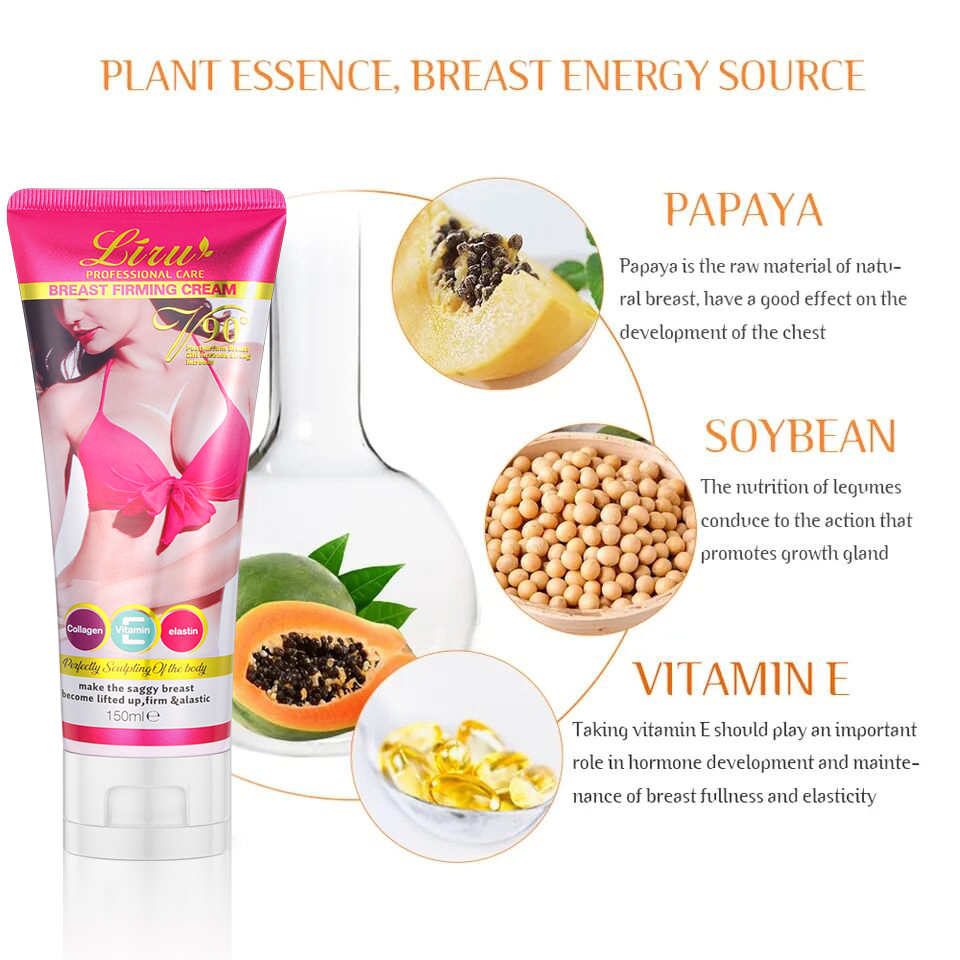 Wholesale Private Label Papaya Plump Big Breast Enhance Firming Massage Cream
