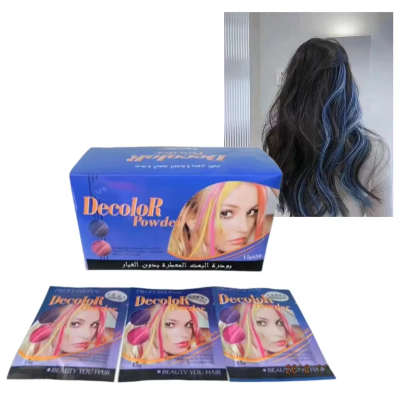 Limited-Time Promotion Permanent 20 Colors Hair Ammonia-Free Dye Bleaching Powder for Salon Use