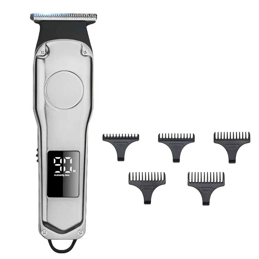 Professional Hair Trimmer Clippers for Men Hair Cutting Professional Cordless Zero Gapped T-Blade Trimmers