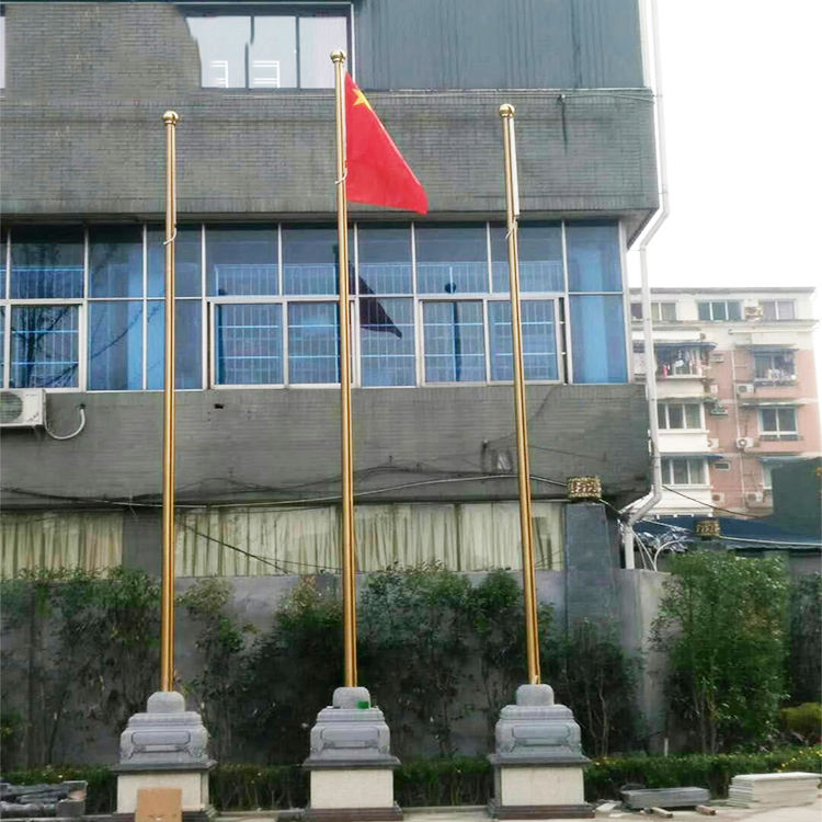 Factory Direct Sales 30m Group Flag Pole Resistance Typhoon Stainless Steel Flagpole Outdoor Square Flag Pole