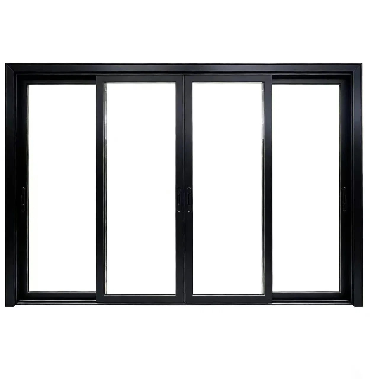 Термоизолированная алюминиевая раздвижная дверь Ghost 3-Track