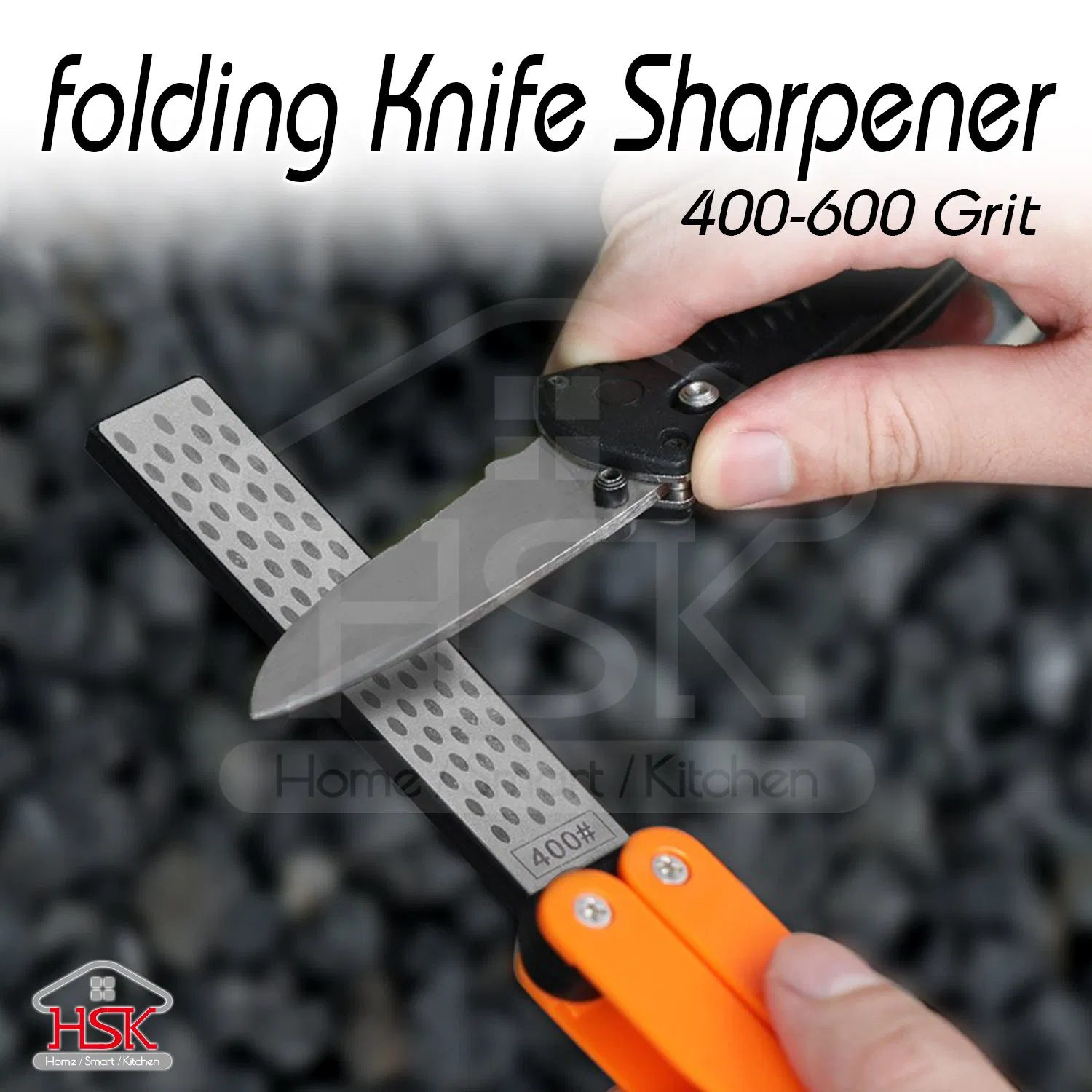 Diamond Stone Sharpener Fan-Shaped Knife Sharpener