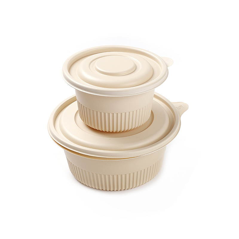 Biodegradable Disposable Lunch Box Safe Eco Friendly Degradable Packaging Boxes Takeaway Food