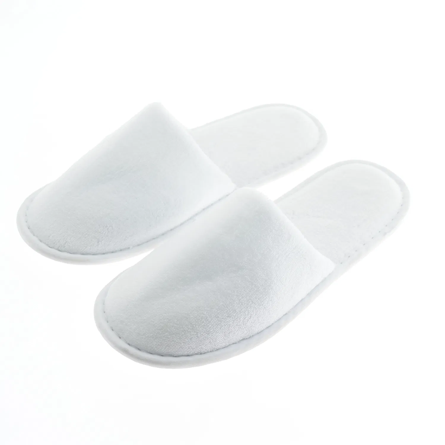 Custom Logo Personalized Washable Disposable Customer Service Star Plush SPA Luxury Hotel Slippers