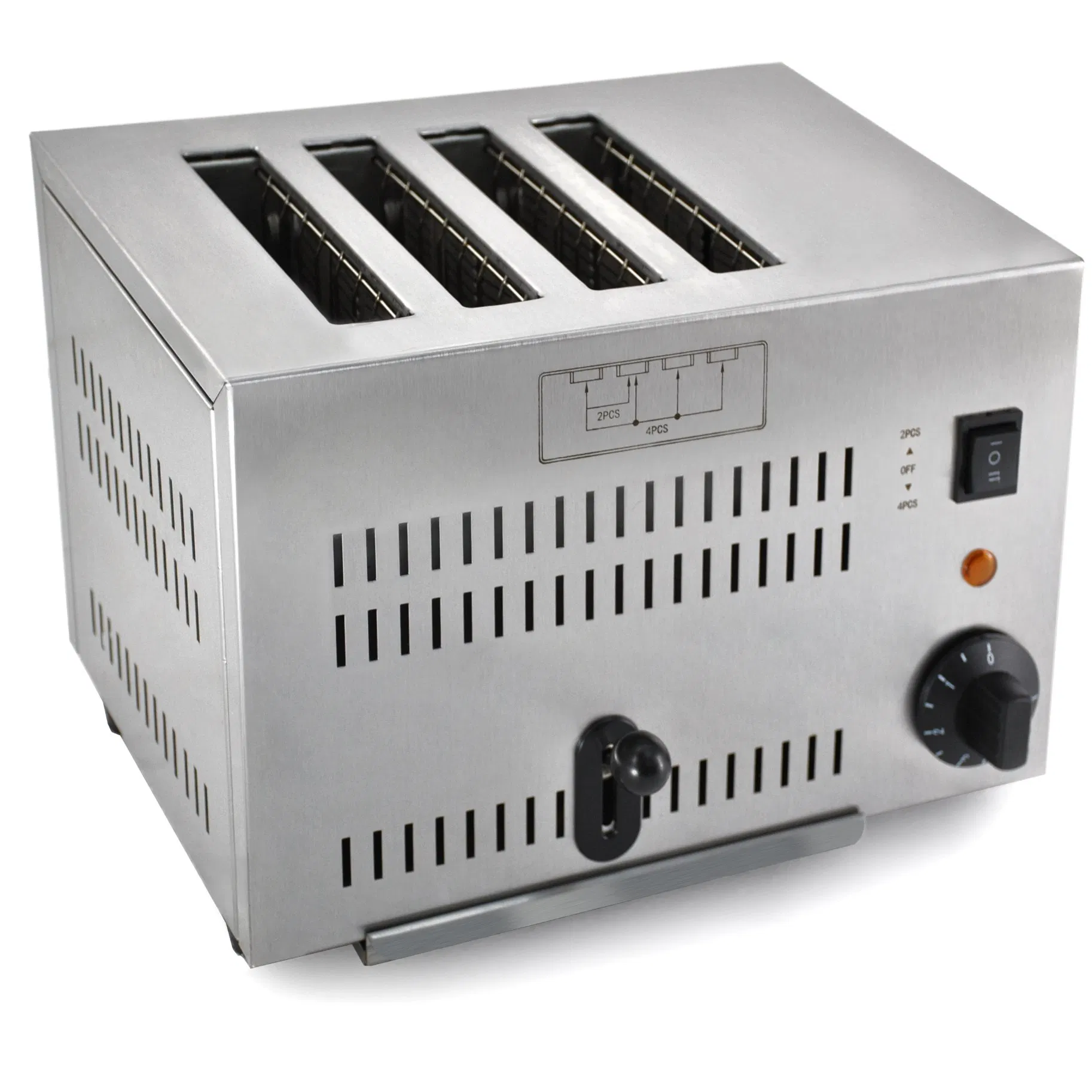2 Slicer CE Stainless Steel Commercial Toaster