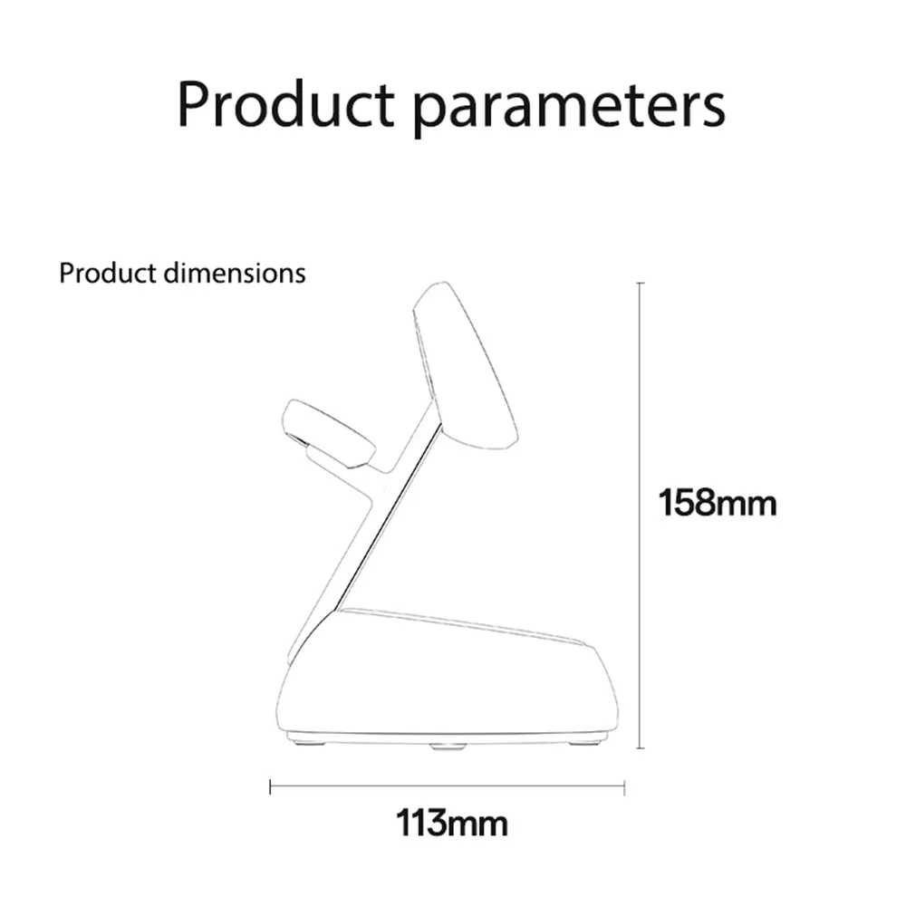 Yesido Ds31 3 in 1 Wireless Charging Station Phone Watch Earphone Magnetic Wireless Charger with Night Light