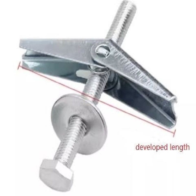 Анкер-бабочка для гипсокартона и пустотелых стен