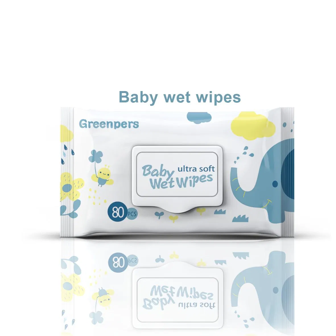 Ulive Wholesale Portable Disposable Eco-Friendly Low pH Baby Adult Wipes