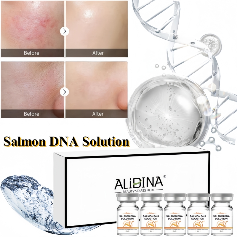 Private Logo Salmon DNA Pdrn Peptides Serum Salmon Sodium DNA Micro Infusion Solution Cell Recovery Barrier Strengthening Pdrn Skin Booster