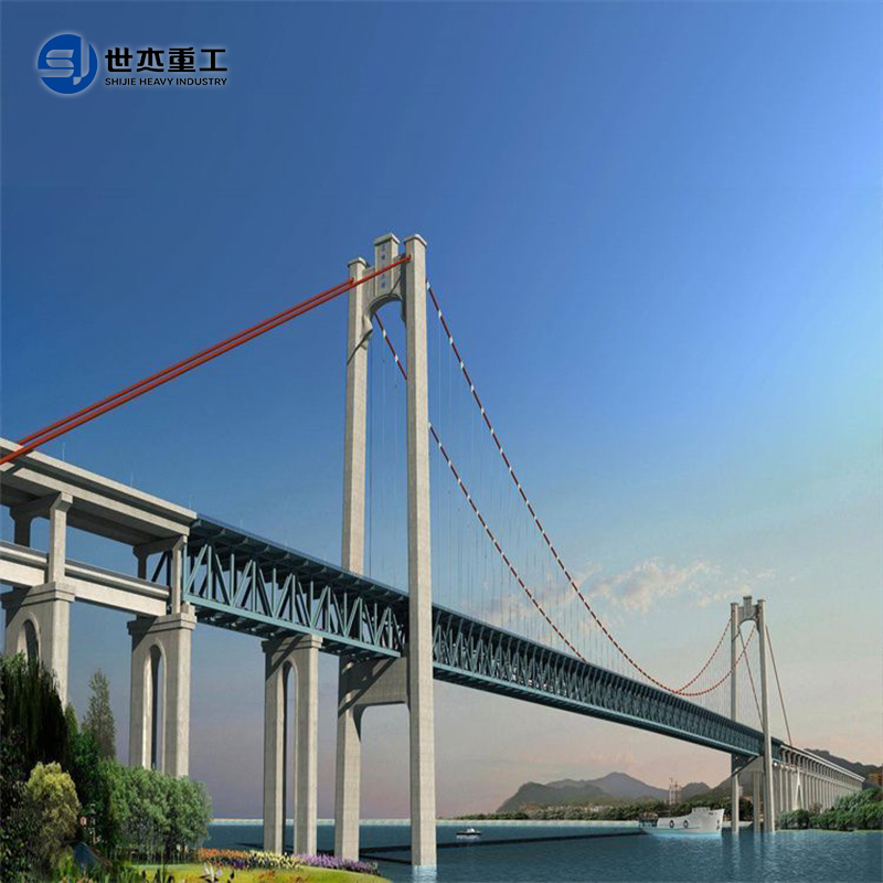 Plate Girder Railway Bridge Pedestrian Steel Structure OEM Factory Network Tied Arch Modular Bridges