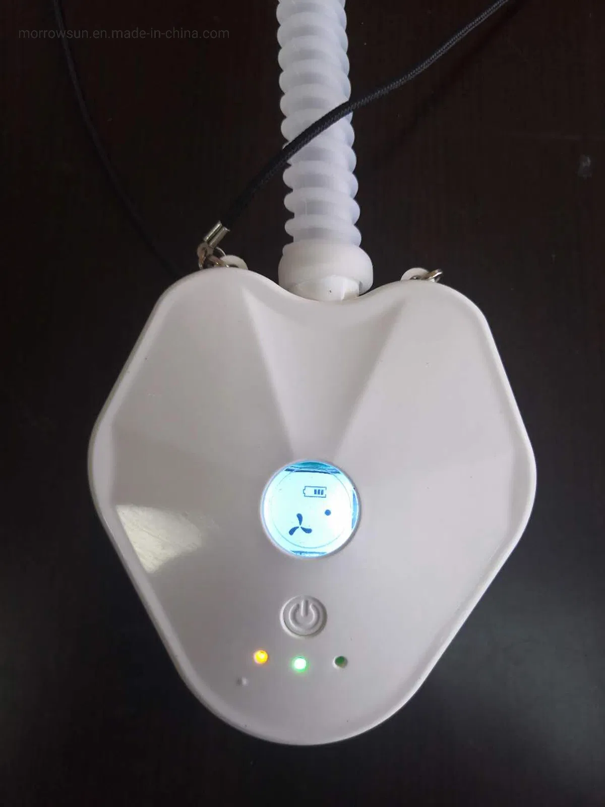 Portable Cordless Intelligent Anion Function Wind Speed Adjustable Mask Air Cleaner with USB Cable