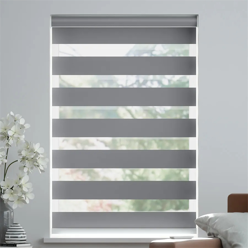 Customized Factory Price Zebra Blinds Double Layer Roller Blind