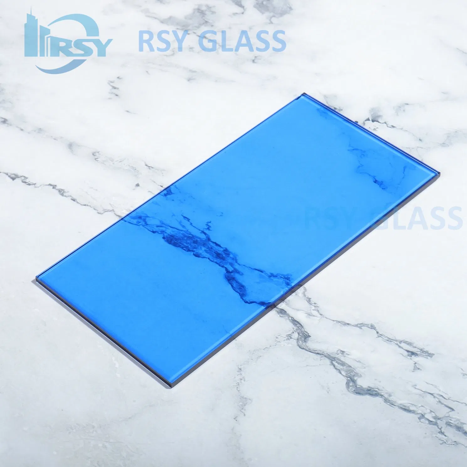 4mm-12mm Ford Blue Lake Blue Color Float Glass Used for Building