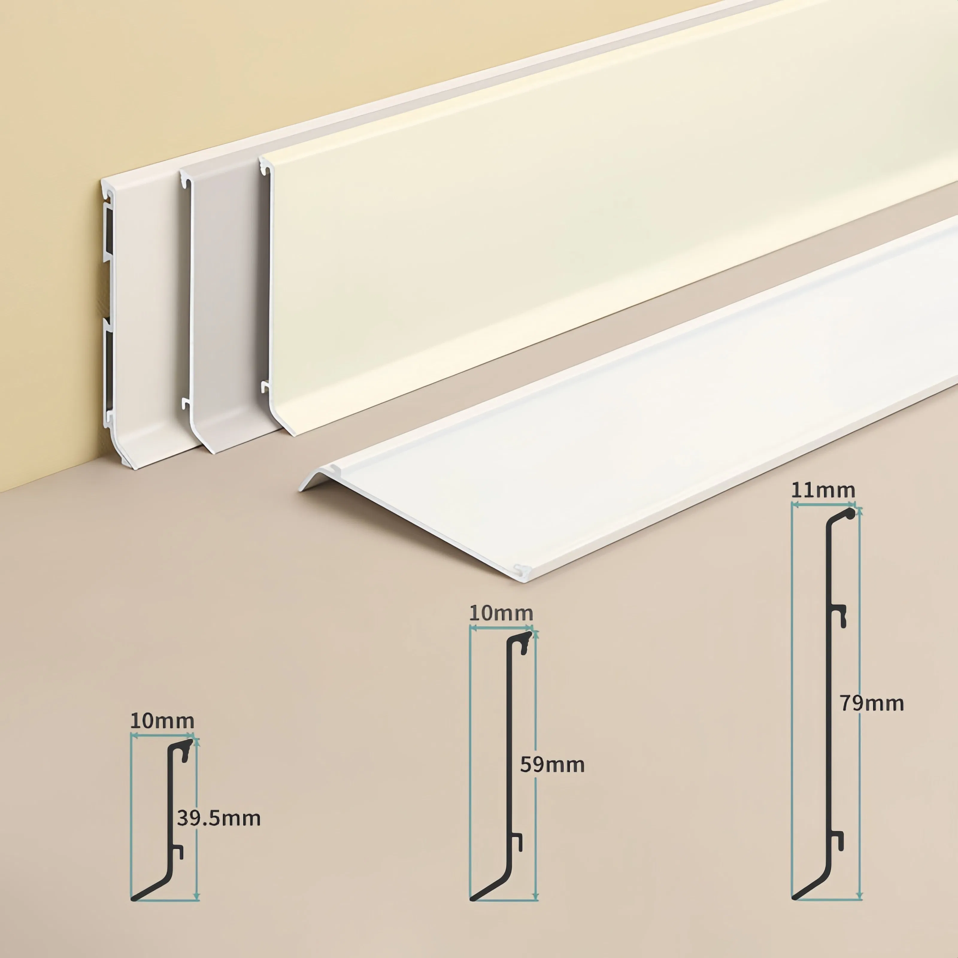 Factory-Made Aluminum Profile Wall Panels and Decorative Strips for Home Decoration