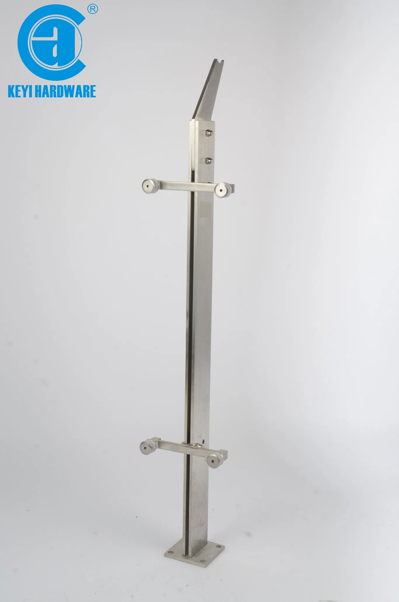 Stainless Steel Engineering Column Glass Railing Stair Column