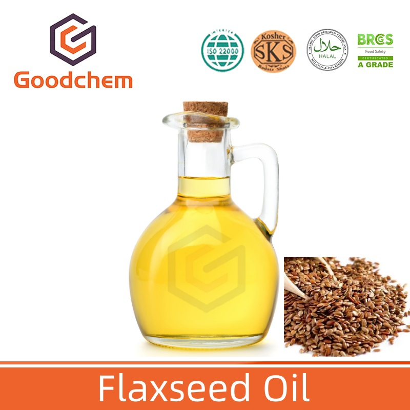 Goodchem Food Grade Improve Immunity Natural Flaxseed Oil with Free Sample