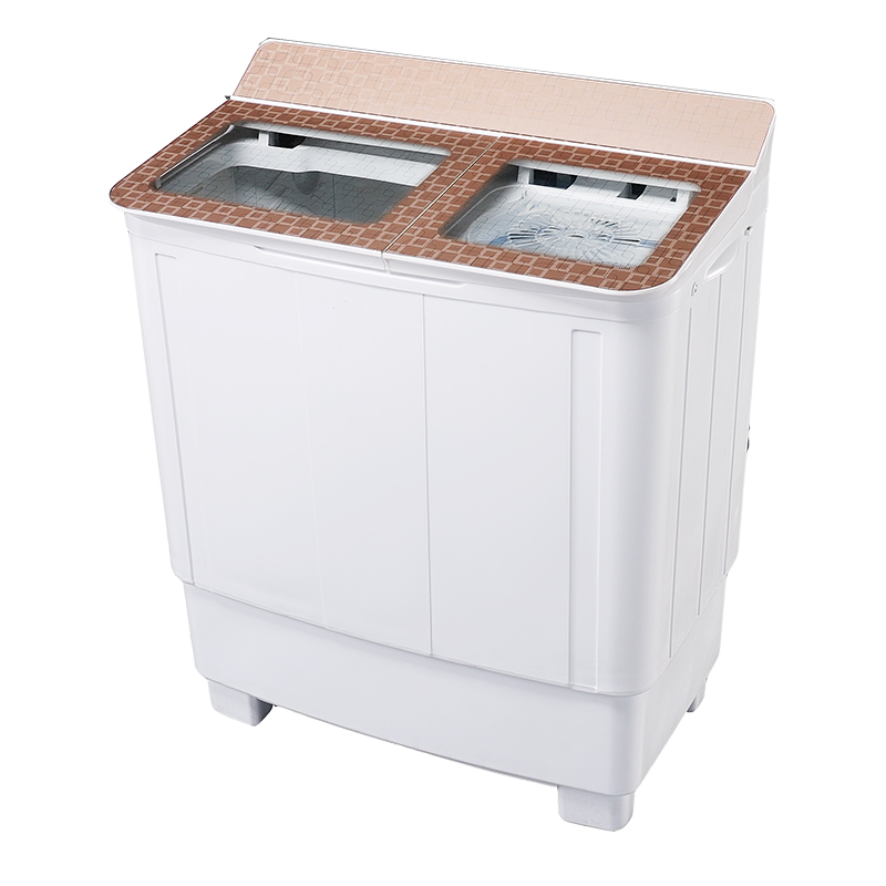 8kg Wholesale Flip Glass Double Bucket Top Mounted Household Semi-Automatic Washing Machine
