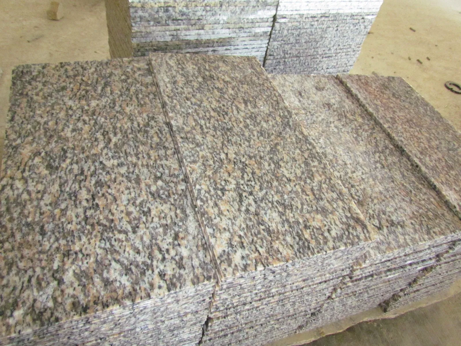 Tiger Skin Red China Pink Porrino Polished Granite Slab
