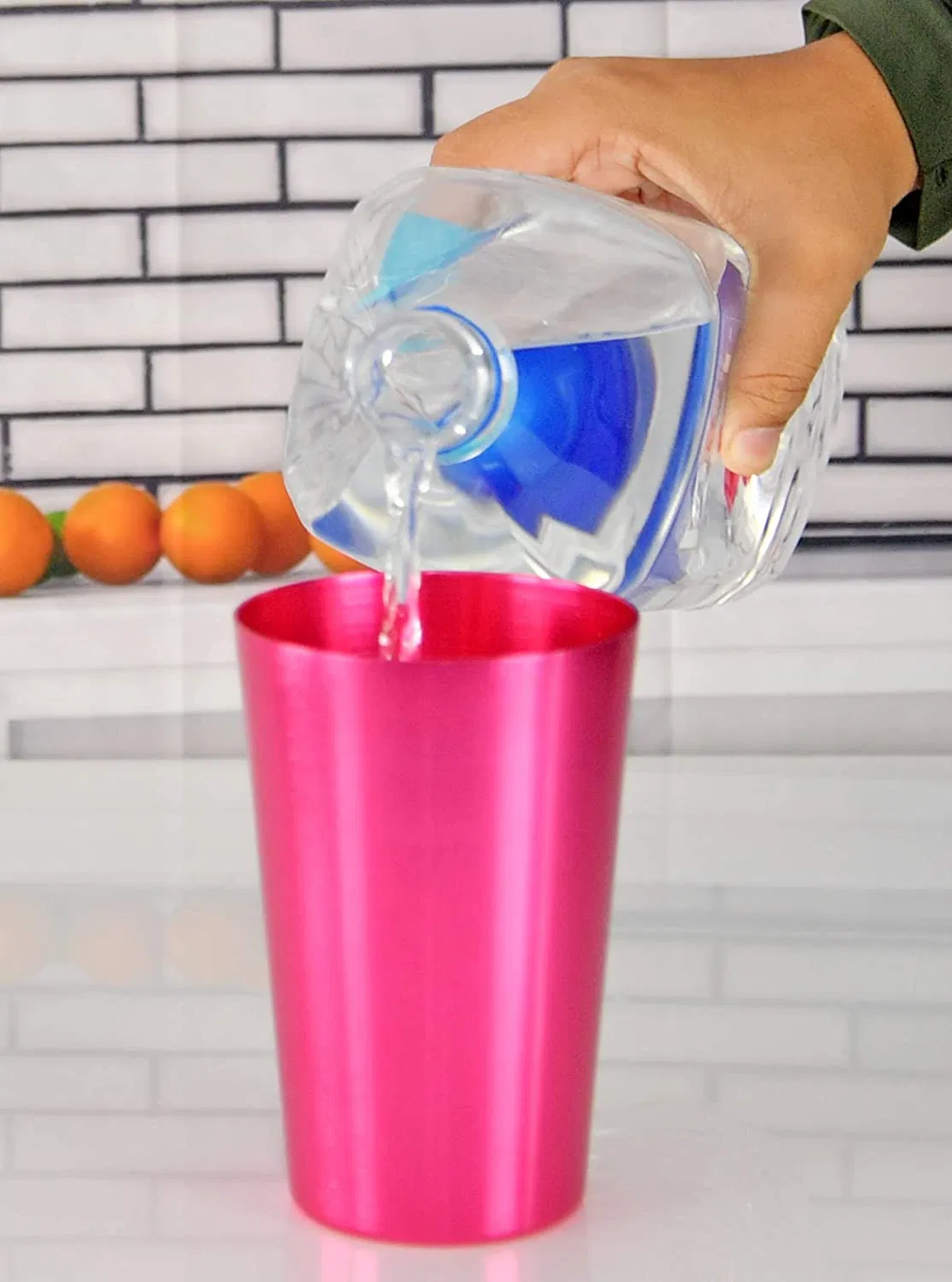 12 Ounces Colorful Aluminum Colored Metal Tumblers Drinking Cups for New Belgium Brewing